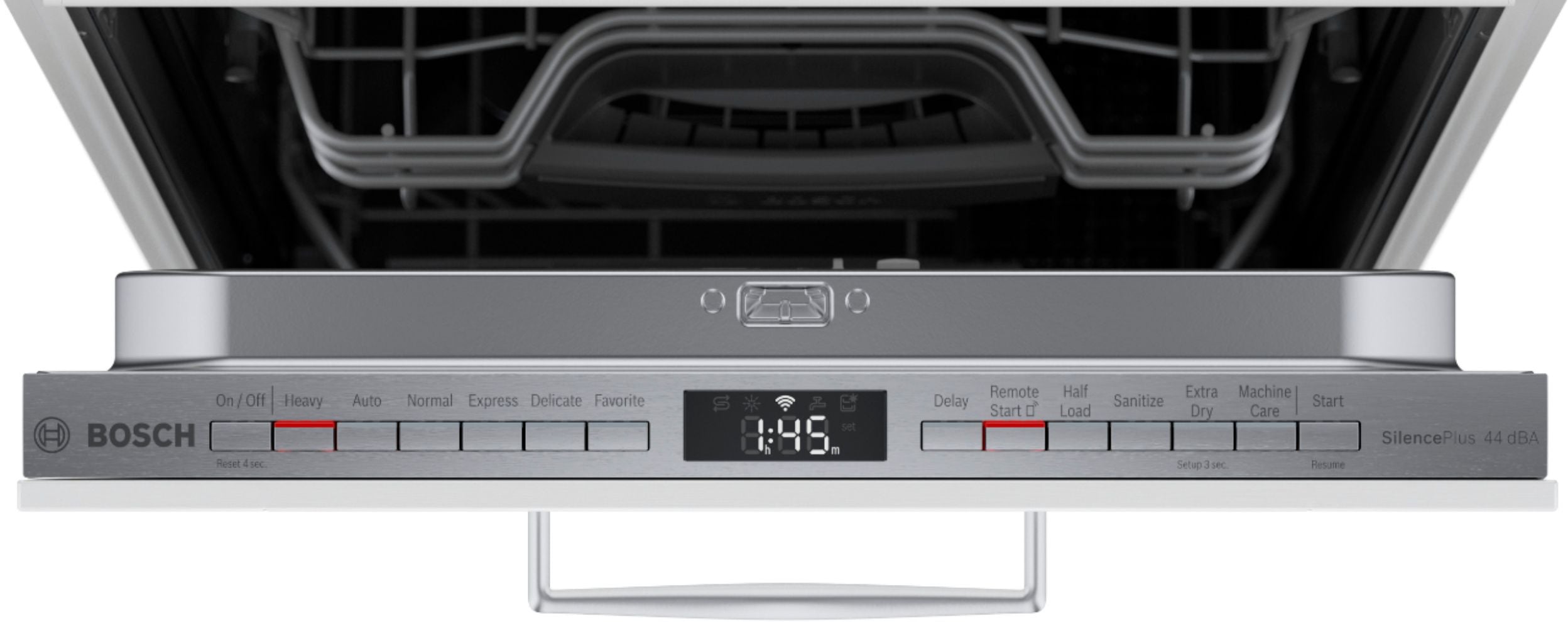 Bosch – 800 Series 18 Top Control Smart Built-In Dishwasher with 3rd Rack and 44 dBA – Custom Panel Ready - Image 4