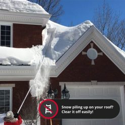 Alternative view of SNOWPEELER Premium – Roof Rake for Snow Removal – 30 ft. Reach – Clear Your Roof in No Time – Ideal for Long or Low-Pitched Roofs