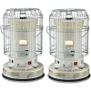2025 2-Units Portable Indoor Kerosene Heater, 23,800-BTU Convection Space Heaters