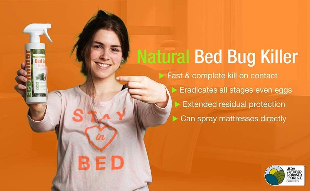 EcoVenger (Formerly EcoRaider) Bed Bug Killer with Remote Sprayer 1Gal – Kills 100% All Stages on Contact- Kills Resistant Bugs- Kills Eggs- 14 Day Residual Protection- Non-toxic- Child & Pet Friendly - Image 4