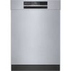 Bosch – 800 Series 24 Top Control Built-In Dishwasher with CrystalDry, Stainless Steel Tub, 3rd Rack, 42 dBa – Stainless steel